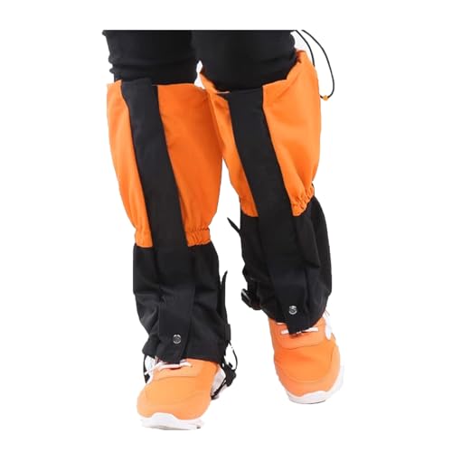 CCEQA Leg Gaiters, Hiking Anti-Snake Bite Adjustable Portable Snowshoe Gaiters, Outdoor Gaiters, Suitable for Climbing, Hunting, Skiing，Suitable for Children and Adults(Color 2,Children's)
