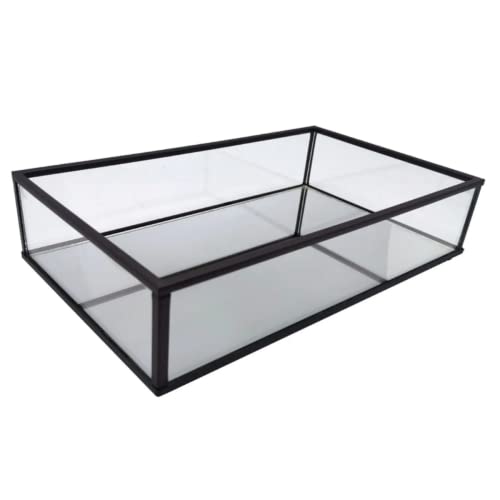 Bandeja Decorativa Espelhada Premium Lavabo Banheiro Escritorio Elegante