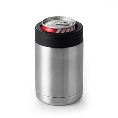 Gteller - Aislante para latas, Doble Pared de Acero Inoxidable Aislado, Soporte para Botella de Cerveza 12oz 14oz 17oz(12oz) | Ya disponible en tu tienda friki favorita! En mundofriki.es!