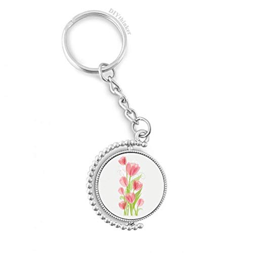 Evita enredos de llaves usando la llave giratoria de anillo de la cadena Pilgrim tulipán