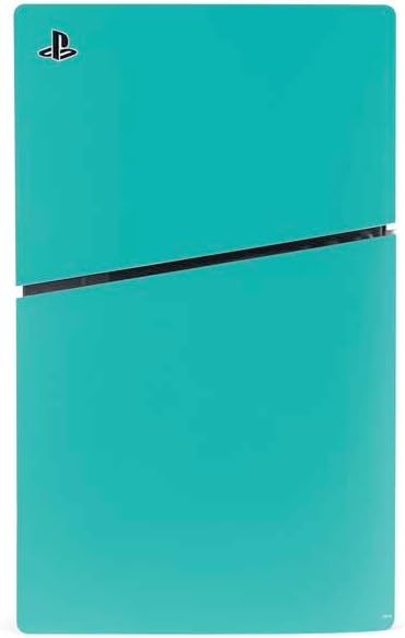 Skinit Decal Gaming Skin Compatible with PS5 Slim Digital Edition Console - Aqua Blue Design