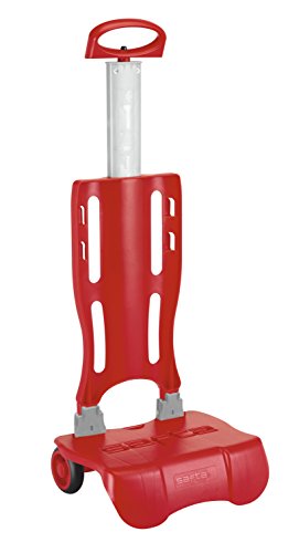 Chariot Pour Sac À Dos Pliable Safta Rouge