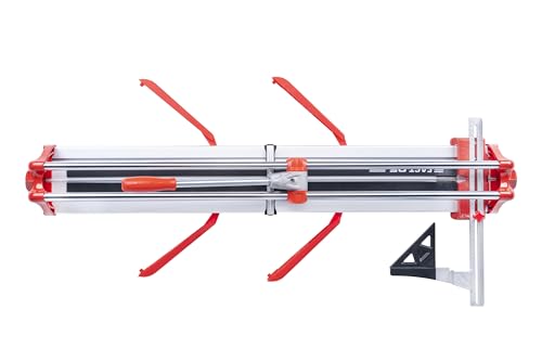 Rubi FAST-85 Manual Tile Cutter – Heavy-Duty Tool for Ceramic and Porcelain – Cutting Capacity of 33-1/2 in – Aluminum Base, Anti-Rust Guides, and Precise Scoring Line