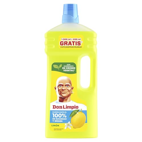 Don Limpio Baño Líquido Detergente 1.5 I. Elimina Las Marcas De Jabón Y El Doble De Cal Que La Fórmula Anterior