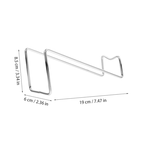 Soporte para botella de vino de hierro minimalista 2 pcs miniatura 2