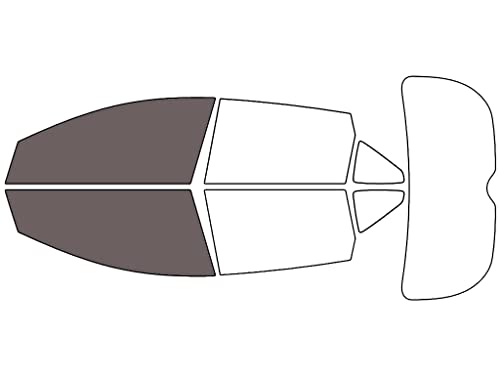 Rvinyl Window Tint Kit Compatible with Nissan Murano 2015-2024 - Front Precut Kit - 35%