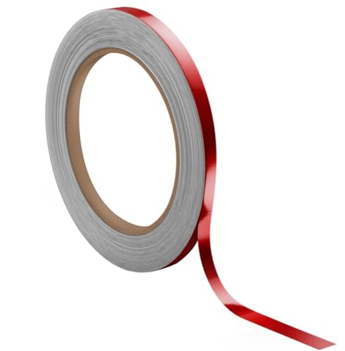 Ruban adhésif en vinyle 3M de qualité supérieure, rouge métallisé éclatant pour carénage