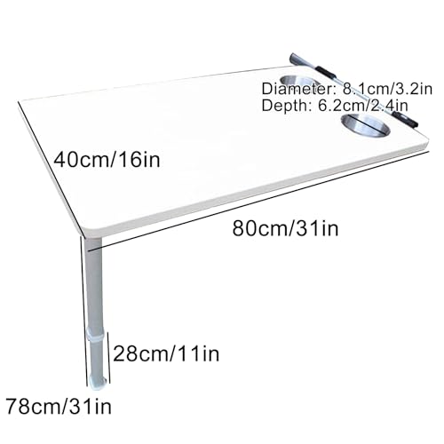 Table télescopique camping-car rouge : le choix parfait du gain de place