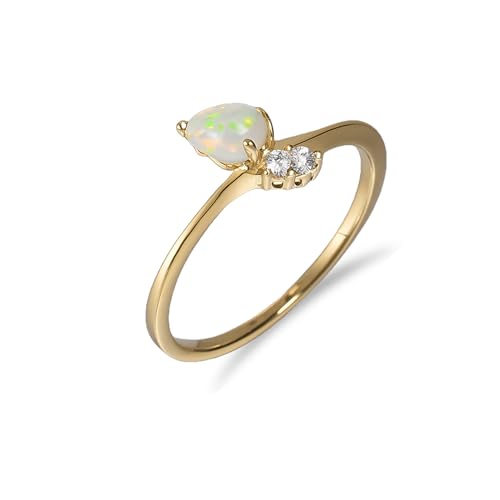 Bague opale de feu et argent sterling 925 alliance d'exception R001