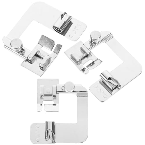 3 Piezas Set Universal de Pies de Máquina de Coser Metálicos miniatura 1
