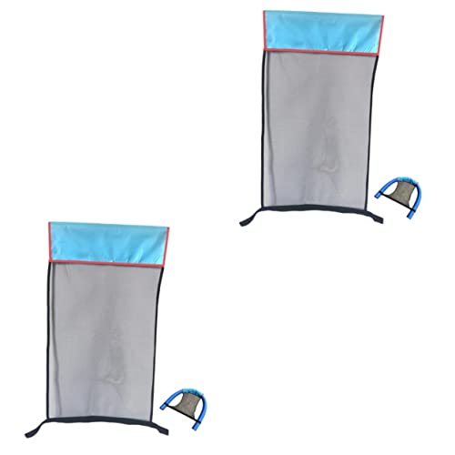 Toyvian 2pcs Swimming Chair Net for Adults Boy Girl Floating Pool Hammock Ergonomic Design Easy to Install Strong Bearing Capacity for Relaxation Swim Training