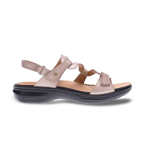 Image of Revere Shoes Emerald Back Strap Sandal for Women - Leather Sandals with Adjustable Straps - Lightweight Arch Support - Comfort Walking Sandals