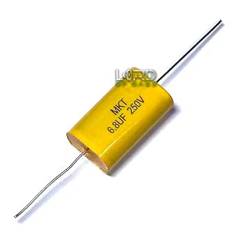 10-Pack 4.7uF 250V Metallized Polyester Film Capacitors – ±5% Tolerance, Axial Lead, For Audio Crossover & Tweeter Circuits 2 thumbnail image