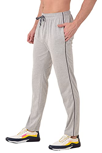 Image of Cotton Track Pant for Men | Lower for Man | Comfortable Lower Men with Zip Pocket for Gym, Sports & Casual Wear