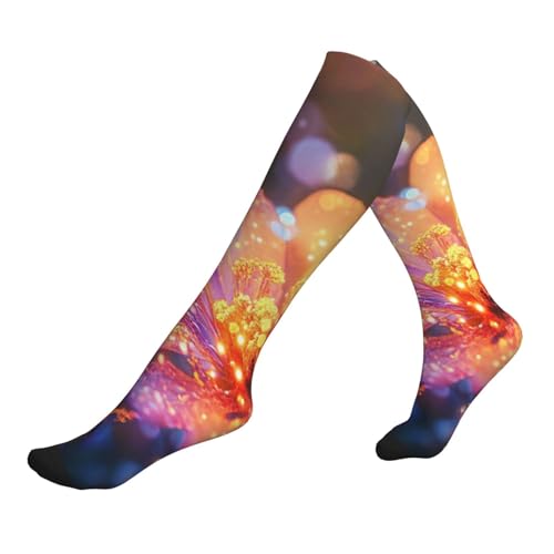 Radiant and stunning flowers Compression Socks 15-20mmHg Graduated Compression, Ideal