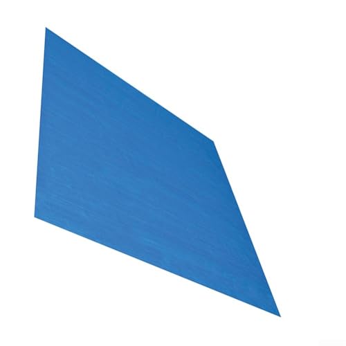 Feegow Telone di copertura per piscina, telo di protezione del terreno in PE, impermeabile, antiscivolo, per piscine fuori terra (488 x 488 cm)