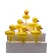 Bakery Crafts 24 Count Duck Ducky Duckie Cupcake Picks Cake Topper Decorations, Yellow