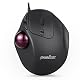 Perixx PERIMICE-517 Ergonomische Trackball-Maus mit Kabel