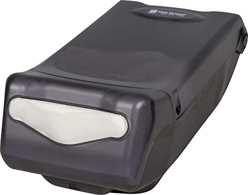 San Jamar H5000 Venue Countertop Minifold Control Napkin Dispenser, 550 Capacity, 8" Width X 5-15/16" Height X 15-3/4" Depth, Black Pearl #TOP24