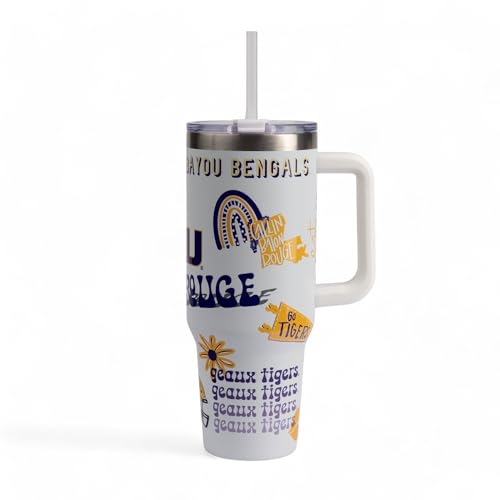The Memory Company Officially Licensed 46oz Team Spirit Game Day Tumbler, Louisiana State University