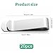 Andibro 20 Pack Stainless Steel Money Clip, Silver Slim Metal Cash Clip Credit Card Holder Minimalist Front Pocket Wallet for Men
