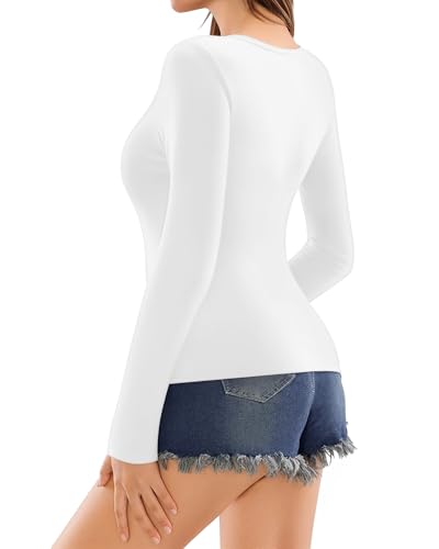 Image of MANGOPOP Women's Round Neck Short Sleeve T Shirts Basic Bodysuits
