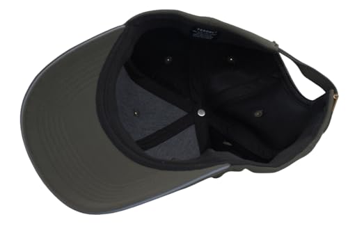 Image of TSSGBL Men's Plain Baseball Hat - OSFM & XXL Big Head Fit，Adjustable Structured Ball Cap with Reflective Sandwich Brim
