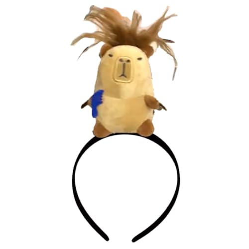 Funny Animal Headbands Cute Capybara Hairband Hair Pulling Funny Hairbands for Girls Kids Cosplay Party