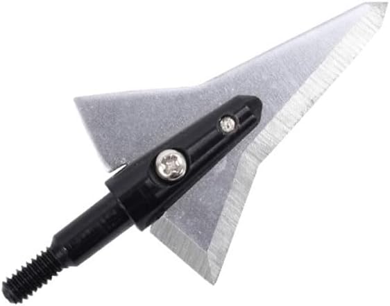 10pcs 125 Grain Stainless Steel Arrow Points for Outdoor Archery, Compatible with Pure Carbon Arrows - Hunting & Target Practice