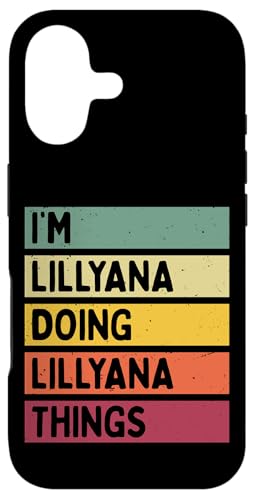 I'm Lillyana Doing Lillyana Things �ʔ����J�X�^���l�[�� �X�}�z�P�[�X iPhone 17 �p