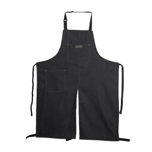 JISADER Delantal de Pierna Dividida de cerámica, portátil, Resistente al Desgaste, Multiusos, Cuello Colgante, para Hombres y Mujeres, para jardín, jardín,