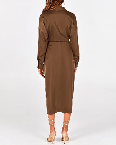 Image of BTFBM Button Dwon Fall Dresses for Women 2026