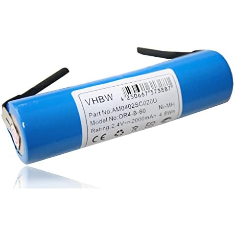vhbw Akku 2000mAh (2.4V) kompatibel mit Käsereibe Ariete Grati Käsereibe Ersatz für SY9541 Cover