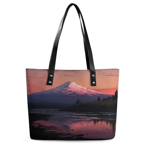 Sac à main en cuir pour femme noir idéal pour le travail et le quotidien