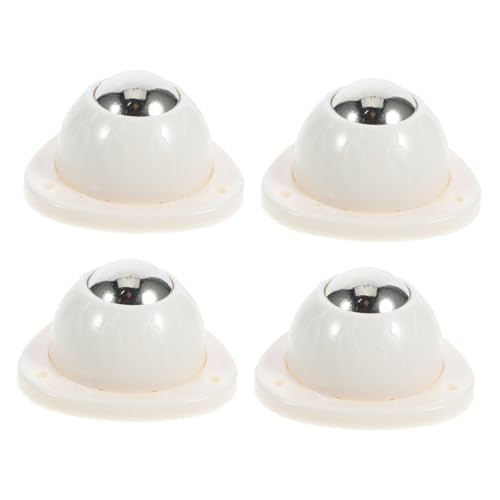 KICHOUSE 4piezas Ruedas Giratorias Adhesivas Para Muebles Ruedas Giratorias Para Electrodomésticos Pequeños Para Cajas De Almacenamiento y Cubos De Basura