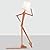HROOME Tall Floor Lamp for Living Room Bedroom Farmhouse - Artsy Cool Corner Reading Nightstand Light Wood Creative Swing Arm Design for Kids/Boys/Girls, Office, Dorm - E26 Bulb Included (Ash-M)