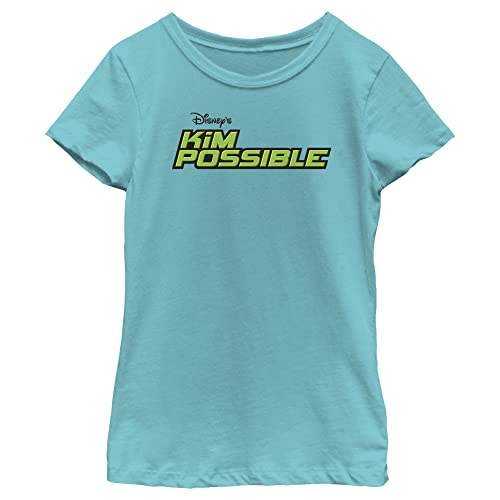 T-shirt fille Kim Possible Disney bleu pour l'école et les sorties de week-end