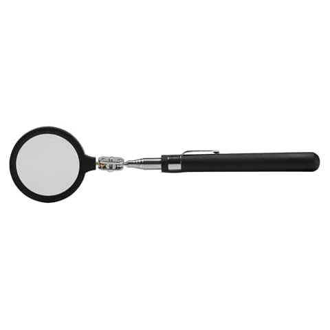 Telescopic Folding Handheld Magnifying Glass, 5X Large Rectangle Reading Magnifier for Seniors with Macular Degeneration, Newspaper, Books, Small Print, Lighted Gift for Low Visions Cover