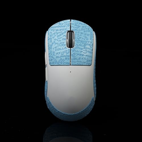 Image of Mouse Grip Tape for Logitech G Pro X Superlight 2 Non Slip Suck Sweat CS Letter Blue With USB Connection