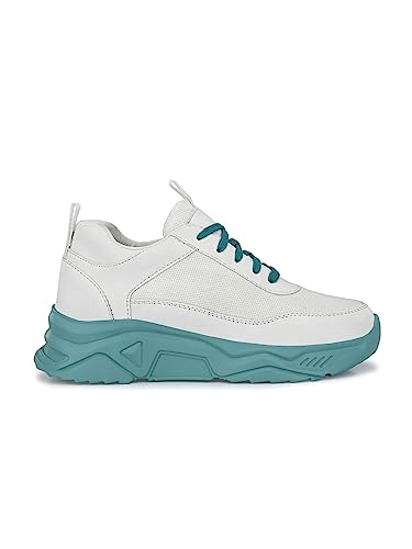 Image of EL PASO Faux Leather Casuals Sneakers Walking Shoes for Women & Girls