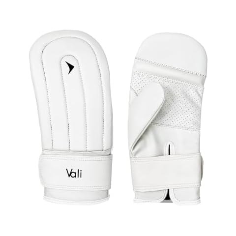 Vali Nista Boxing Speed Bag Gloves (White, S/M) Cover