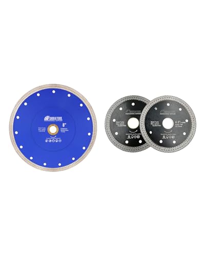 SHDIATOOL Disque Diamant avec jante continue pour des coupes sans éclats sur céramique