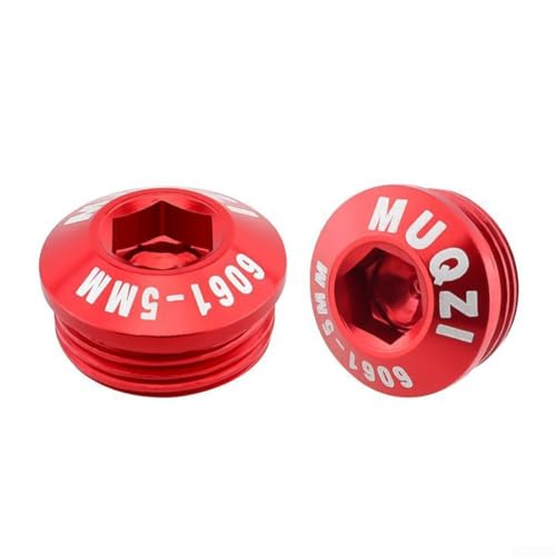 Piezas de reparación de bicicletas, paquete de 2 fundas a prueba de polvo M14xP1 0 para pedal de bicicleta para uso estándar (5 mm)
