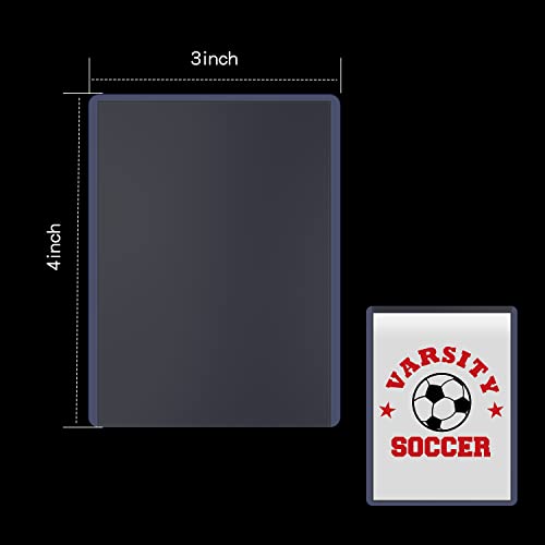 120 Pack 3x4 Inch Hard Plastic Card Sleeves Top Loaders for Cards, Card Protectors Hard Plastic for Baseball Card Protectors, Hard Card Sleeves for Game Card, Trading Card, Sports Card