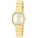 Liu Jo - Orologio Elegante da donna al quarzo in acciaio laminato oro - Belmira TLJ2821 - Orologio con cassa quadrata e cinturino in acciaio laminato oro