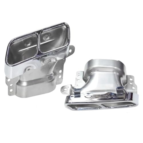 Embouts d'échappement pour Mercedes CLA45 GLA45 W117 buse tête de silencieux en inox argent
