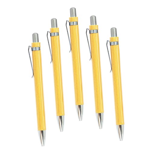 Tofficu 5個 プレス ザ ペン ペン バルク かわいい 文房具 文具 ユニ