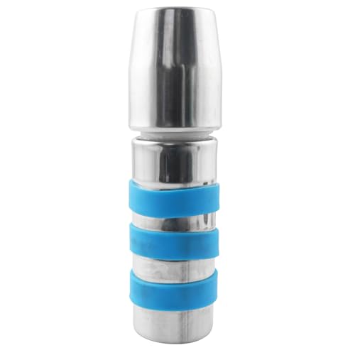 LQ Industrial Stainless Steel Tube Clothesline Hanger Silicone Male Locking Tube Extension Fitting 4.72in high Threaded End for Telescopic Pole Handle For Broomsticks Clothes Forks Mop Attachment