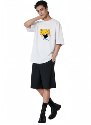 Image of Men's Cotton Oversized Fit Oversized Baggy Fit Drop Shoulder Cool and Stylish