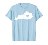 Kentucky Heart State Silhouette T-Shirt T-Shirt